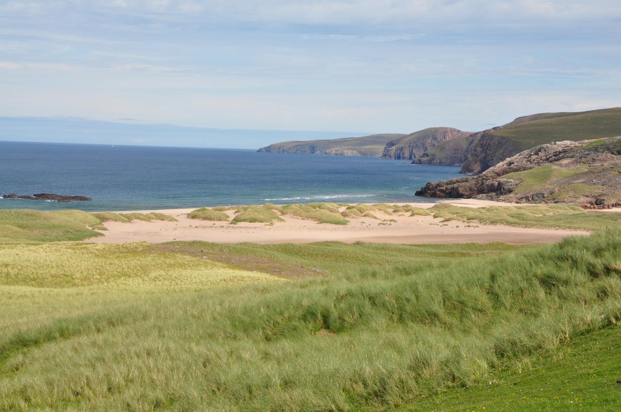 Plage de Sandwood et Cap Wrath / Sandwood beach and Cape Wrath