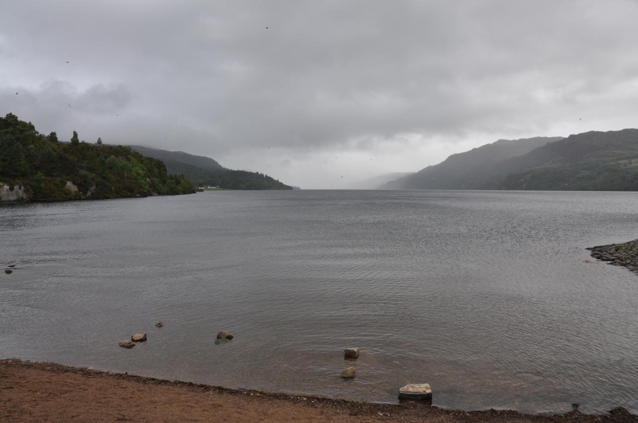 Le Loch Ness sous la pluie / The Loch Ness in the rain