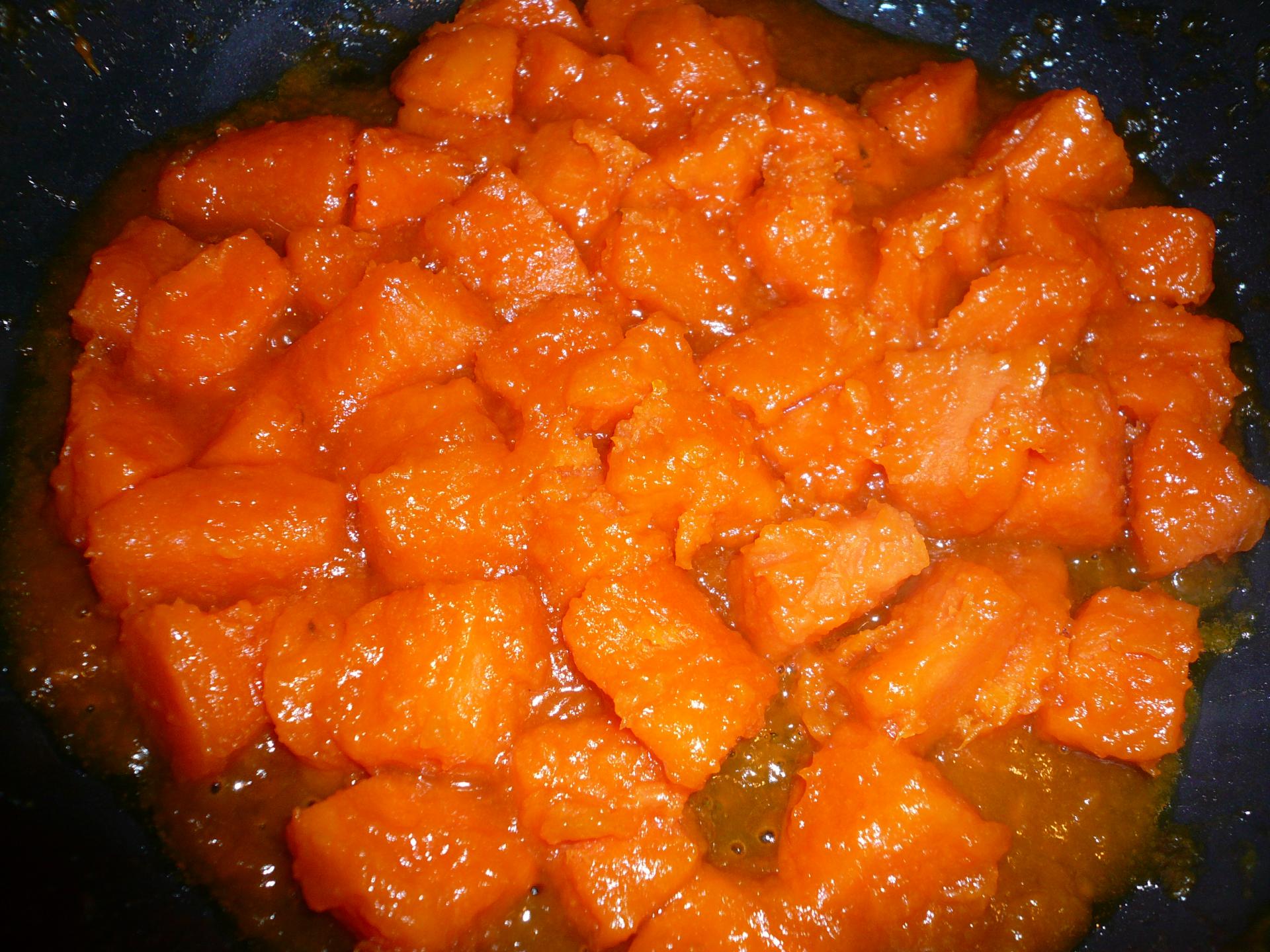 Candied sweet potatoes