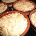 Rhubarb crumble